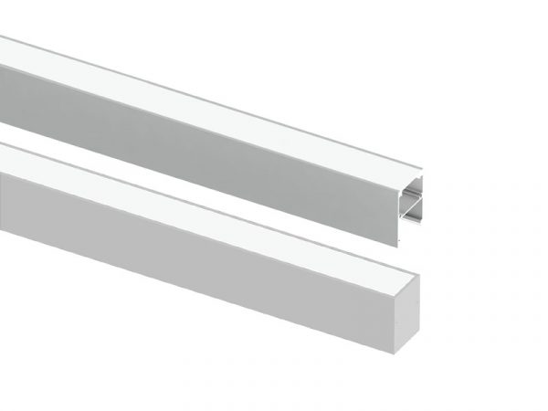 TASCHIBRA SPIRE PERFIL LED 35X45 SOBREPOSICIÓN 35X45X3000mm BLANCO