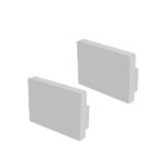 ACCESORIOS PERFIL VERTEX 20X14 TAPA/CLIP BAJO BLANCO
