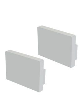 ACCESORIOS PERFIL VERTEX 20X14 TAPA/CLIP BAJO BLANCO