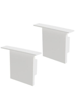 ACCESORIOS PERFIL APEX 35X28 TAPA/CLIP BAJO BLANCO