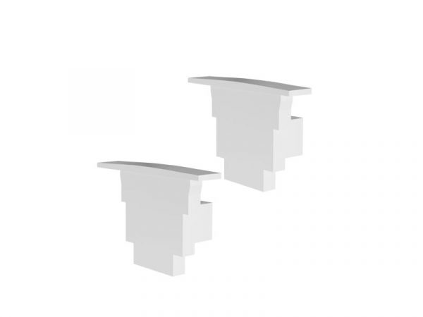 ACCESORIOS PERFIL VERTEX 25X17 TAPA/CLIP BAJO BLANCO