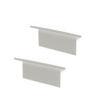 ACCESORIOS PERFIL VERTEX 24X9 TAPA/CLIP BAJO BLANCO