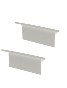 ACCESORIOS PERFIL VERTEX 24X9 TAPA/CLIP BAJO BLANCO