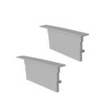 ACCESORIOS PERFIL ZENITH 62X25 TAPA/CLIP BAJO BLANCO