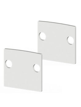 ACCESORIOS PERFIL APEX 24X23 TAPA/CLIP BAJO BLANCO