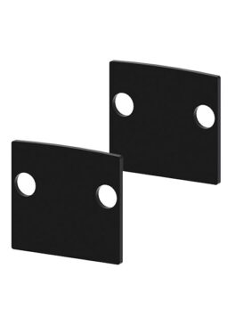 ACCESORIO PERFIL APEX 24X23 TAPA/CLIP BAJO NEGRO MATE