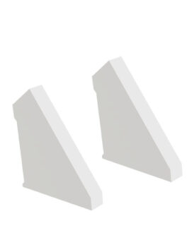 ACCESORIOS TAPA PERFIL VERTEX L15 BAJO BLANCO