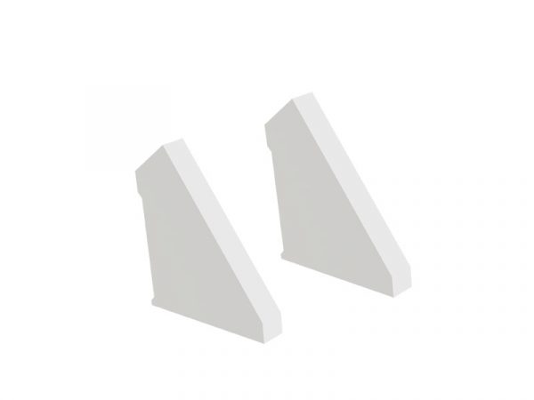 ACCESORIOS TAPA PERFIL VERTEX L15 BAJO BLANCO