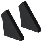 ACCESORIOS TAPA PERFIL VERTEX L15 BAJO NEGRO MATE