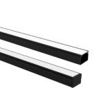 TASCHIBRA VERTEX PERFIL LED 20X14 OVERLAY 14X20X3000mm NEGRO MATE