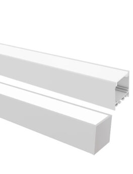 TASCHIBRA SPIRE PERFIL LED 35X35 SOBREPOSICIÓN 35X35X2000mm BLANCO
