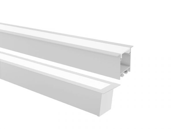 TASCHIBRA APEX PERFIL LED 35X28 EMPOTRAR 28X35X1000mm BLANCO