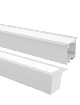 TASCHIBRA APEX PERFIL LED 35X28 EMPOTRAR 28X35X2000mm BLANCO
