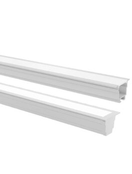 PERFIL LED TASCHIBRA VERTEX 25X17 EMPOTRAR 17X25X3000mm BLANCO