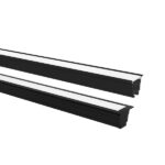 TASCHIBRA VERTEX PERFIL LED 25X17 EMPOTRAR 17X25X3000mm NEGRO MATE