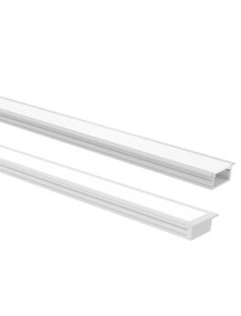 PERFIL LED TASCHIBRA VERTEX 24X9 EMPOTRAR 9X24X2000mm BLANCO