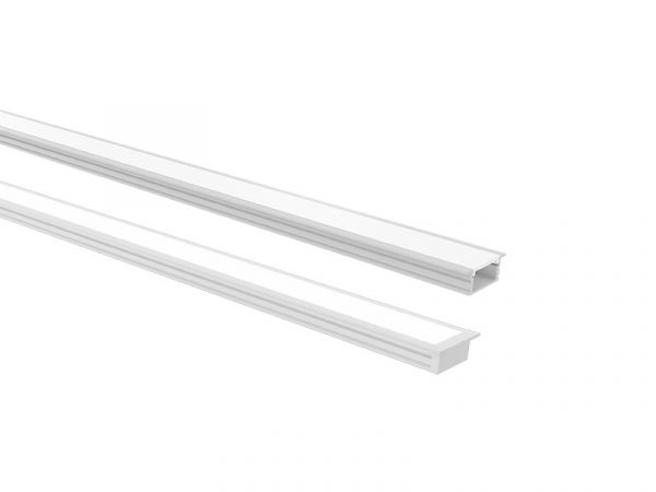 PERFIL LED TASCHIBRA VERTEX 24X9 EMPOTRAR 9X24X3000mm BLANCO