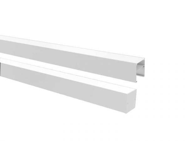 TASCHIBRA ZENITH PERFIL LED 50X50 SOBREPOSICIÓN 50X50X2000mm BLANCO