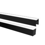 TASCHIBRA ZENITH PERFIL LED 50X50 SOBREPOSICIÓN 50X50X2000mm NEGRO MATE