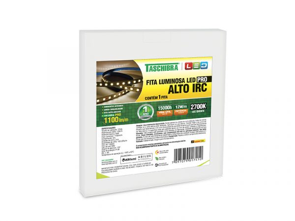 FITA LED PRO ALTO IRC 12W 150LEDS/M 5M 12V IP20 2700K - Imagen 4