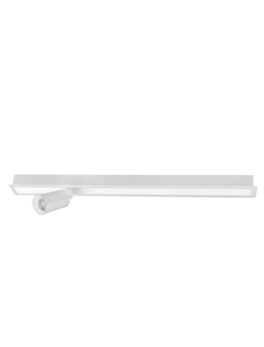 SPIRE LUZ LED LINEAL 20W 6500K EMPOTRADO + 1 SPOT MR11 SIN LÁMPARA BLANCA