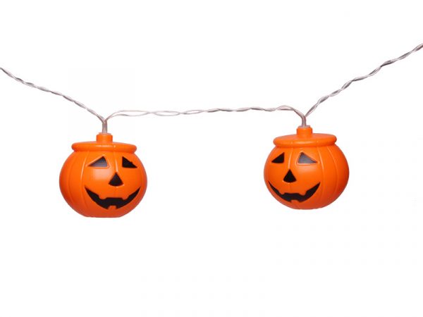 CORDÓN HALLOWEEN TASCHIBRA LED 10 HAPPY  JACK  2XAA