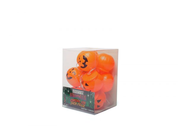 CORDÓN HALLOWEEN TASCHIBRA LED 10 HAPPY  JACK  2XAA - Imagen 2