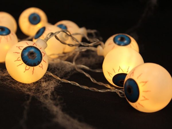 HALLOWEEN TASCHIBRA CORDON LED 10 OJOS 2XAA - Imagen 3