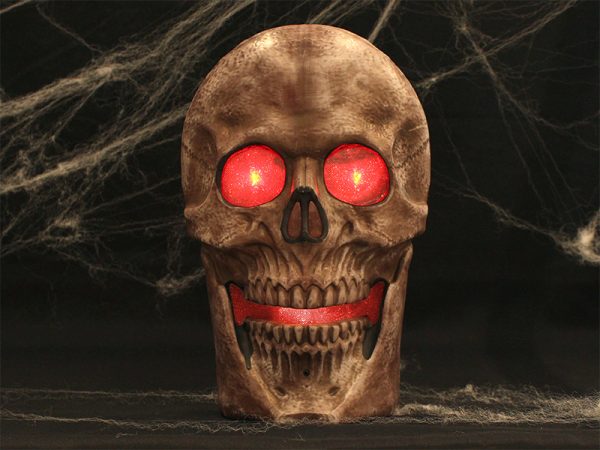 CALAVERA LED TASCHIBRA DE HALLOWEEN CON SENSOR DE SONIDO Y MOVIMIENTO - Imagen 6