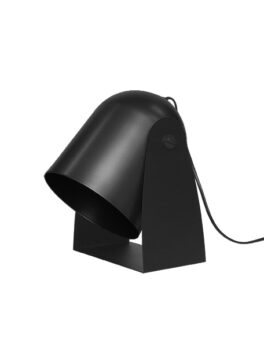 LÁMPARA DE MESA ESTUDIO E27 NEGRO MATE
