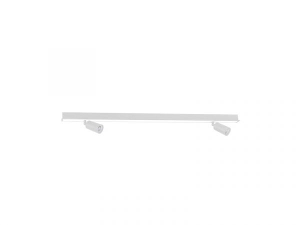 SPIRE LUZ LED LINEAL 40W 3000K EMPOTRABLE + 2 PUNTOS MR11 SIN LÁMPARA BLANCA