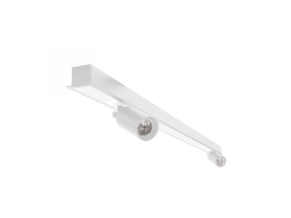 SPIRE LUZ LED LINEAL 40W 3000K EMPOTRABLE + 2 PUNTOS MR11 SIN LÁMPARA BLANCA - Imagen 2
