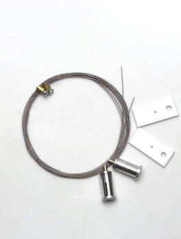 KIT PENDIENTE PARA PERFIL ZENITH 50X50 1 Y 2 METROS BLANCO