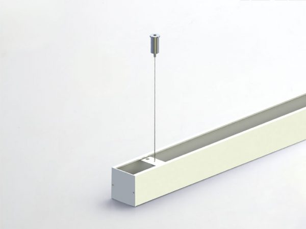 KIT PENDIENTE PARA PERFIL ZENITH 50X50 3 METROS BLANCO - Imagen 3