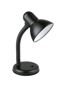 TLM 04 LÁMPARA DE MESA TASCHIBRA E27 NEGRO