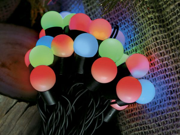 CORDON LUM TASCHIBRA 50 LED GLOBO LECHOSO 127V COLORIDO