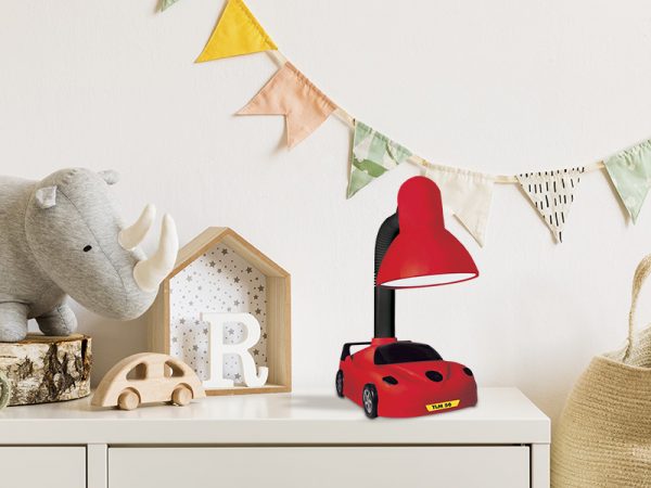 LÁMPARA DE MESA TLM 50 NIÑOS TASCHIBRA E27 ROJO - Imagen 2