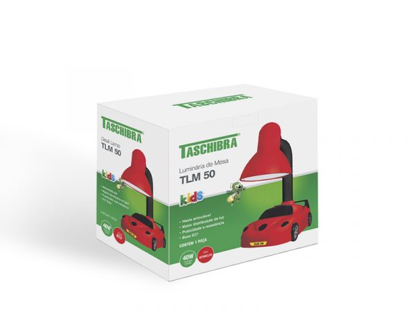 LÁMPARA DE MESA TLM 50 NIÑOS TASCHIBRA E27 ROJO - Imagen 3