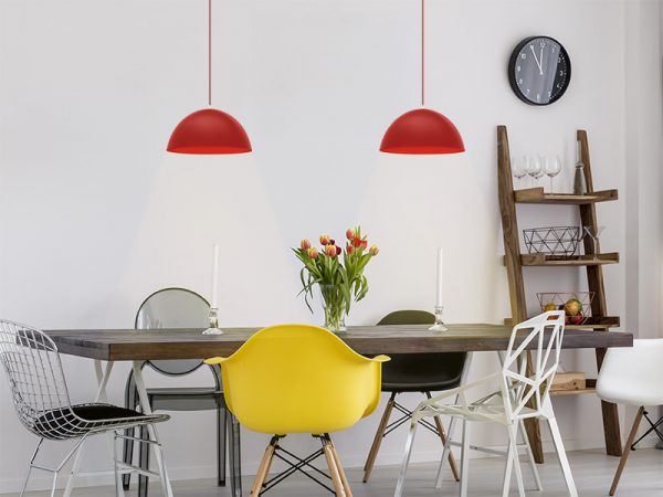 LUM PENDIENTE TASCHIBRA DESIGN TD 821F ROJO MATE - Imagen 2
