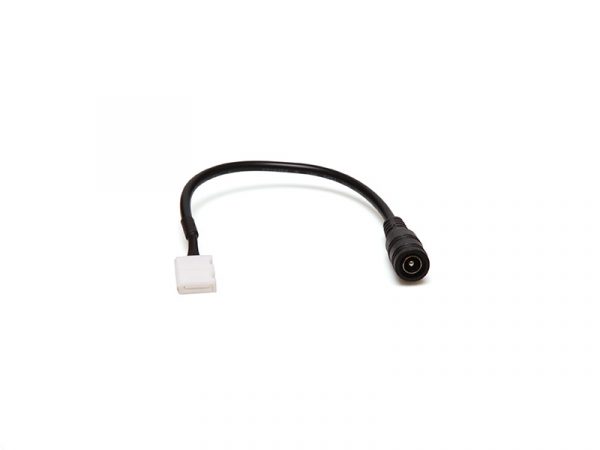 CONECTOR DC DE 2 CABLES A34 (TIRA DE FUENTE DE LED) SIMPLE