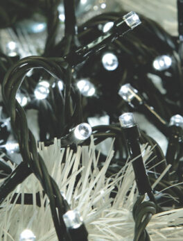 LUM CORDÓN 500 LEDS 8F ISOL VD 127V BLANCO