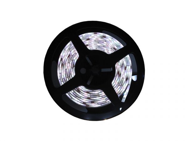 TIRA LED 2.5W 30 LEDS/M 5M 12V CON FUENTE AUTOVOLT IP20 BLANCO - Imagen 2