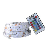 FITA LED 4,8W 30 LEDS/M 5M 12V COM FUENTE AUTOVOLT IP20 RGB