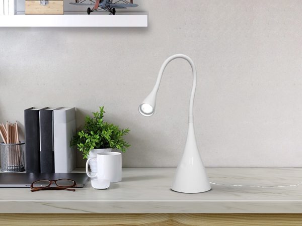 LÁMPARA DE MESA TASCHIBRA TLM 07 LED FIT BLANCO - Imagen 7
