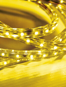 FITA LED 5W 60 LEDS/M 20M 127V IP67 AMARILLA