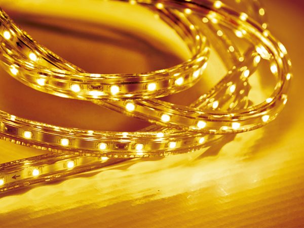 FITA LED 5W 60 LEDS/M 20M 127V IP67 NARANJA