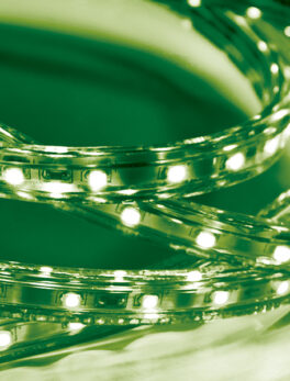 FITA LED 5W 60 LEDS/M 20M 220V IP67 VERDE