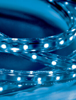 FITA LED 5W 60 LEDS/M 20M 220V IP67 AZUL