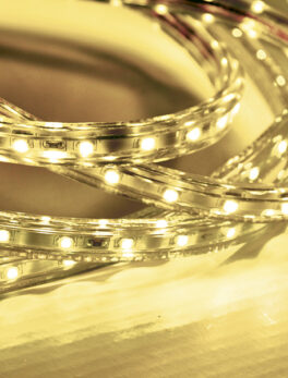 FITA LED 5W 60 LEDS/M 20M 220V IP67 3000K