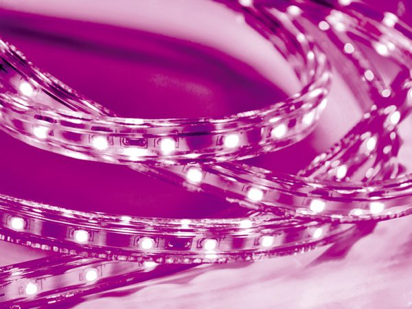 FITA LED 5W 60 LEDS/M 20M 220V IP67 ROSA